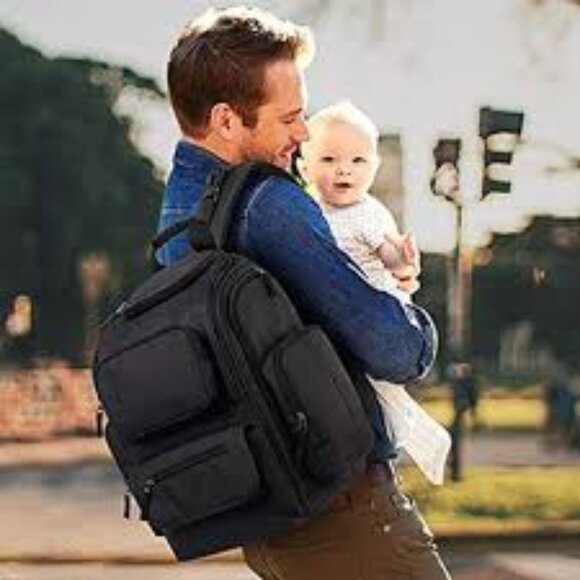 Multifunctional Dad Diaper Bag Travel Backpack Bag - Picture 2 of 5